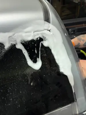 Finding the leak with an air pressure test